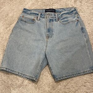 Abercrombie & Fitch Denim Blue Jean Shorts